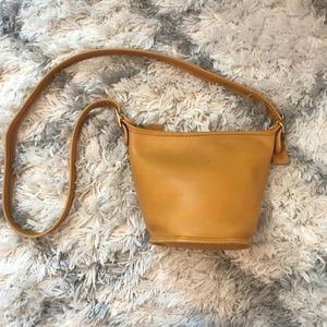 Coach Yellow Vintage Bucket Bag